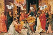 id. Hans Holbein: Mária halála 1490 körül 
